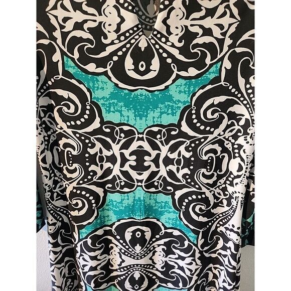 Woman’s Dress Design By Haani Size S 3/4 bell Sleeves Sheath - Picture 5 of 6